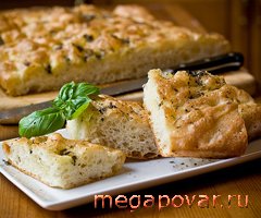 Классика итальянской кухни: хлеб фокачча