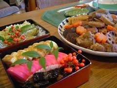 новогодние блюда в Японии