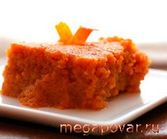 Фото блюда к рецепту Пудинг морковный