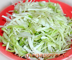 Фото блюда к рецепту Салат из белокочанной капусты