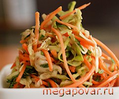 Фото блюда к рецепту Салат из сырых овощей