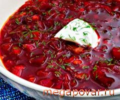 Фото блюда к рецепту Суп свекольный