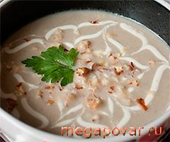 Фото блюда к рецепту Крем-суп из шампиньонов