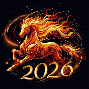 По Восточному календарю 2026 год — это год Красной Огненной Лошади.