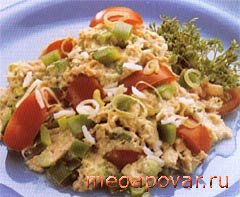 Фото блюда к рецепту Салат из тунца с рисом