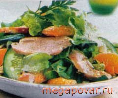 Фото блюда к рецепту Салат с куриной грудкой