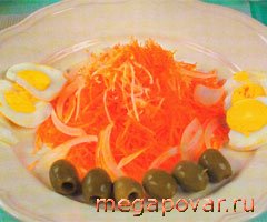 Салат из моркови и редьки