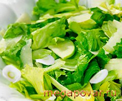 Фото блюда к рецепту Зеленый салат