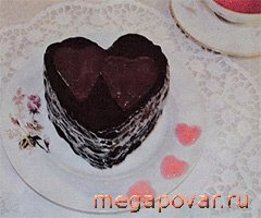 Фото блюда к рецепту Пирожное «С любовью»