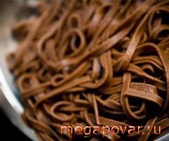 Фото блюда к рецепту Макаронное коричневое тесто (шоколадное)