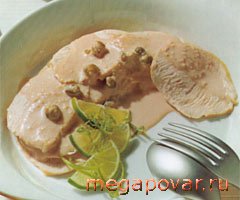 Фото блюда к рецепту Жаркое из индейки в соусе из тунца