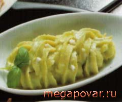 Фото блюда к рецепту Крем из моцареллы и авокадо